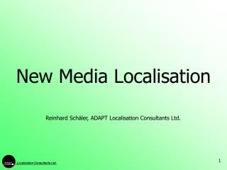 New Media Localisation