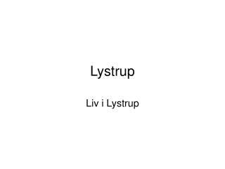 Lystrup