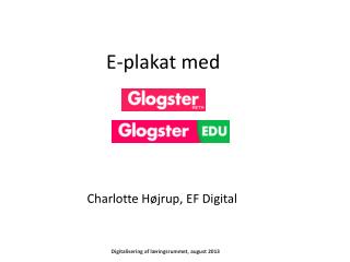 E-plakat med