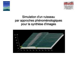 Simulation d'un ruisseau par approches phénoménologiques pour la synthèse d’images