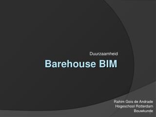 Barehouse BIM