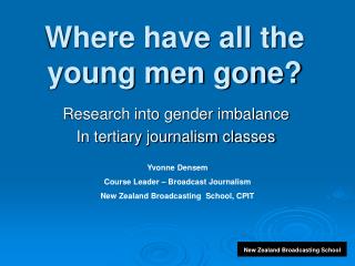 Where have all the young men gone?