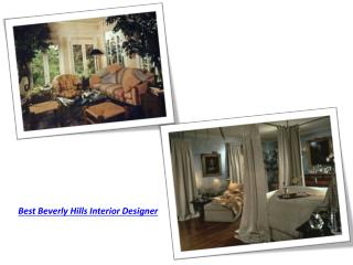 Best Beverly Hills Interior Designer