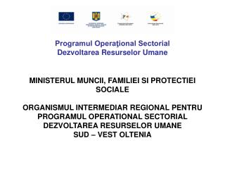 Programul Operaţional Sectorial Dezvoltarea Resurselor Umane