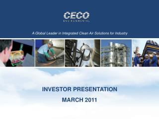 INVESTOR PRESENTATION MARCH 2011