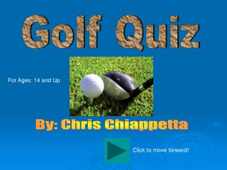 Golf Quiz