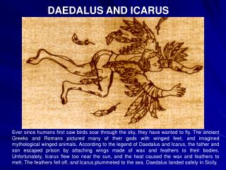 DAEDALUS AND ICARUS