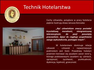 Technik Hotelarstwa