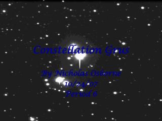 Constellation Grus