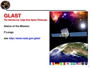 GLAST The Gamma-ray Large Area Space Telescope Status of the Mission F.Longo