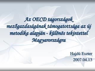 Hajdú Eszter 2007.04.13