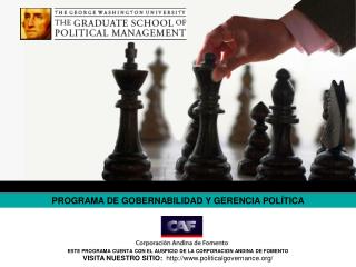 PROGRAMA DE GOBERNABILIDAD Y GERENCIA POLÍTICA