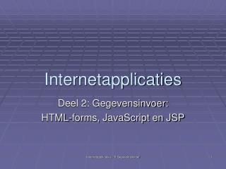 Internetapplicaties