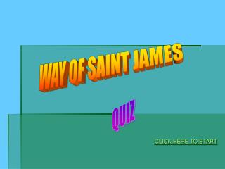 WAY OF SAINT JAMES