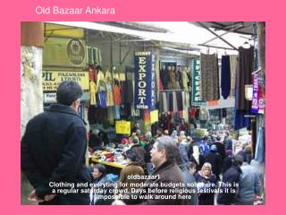 Old Bazaar Ankara