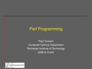 Perl Programming