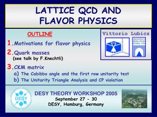 LATTICE QCD AND FLAVOR PHYSICS