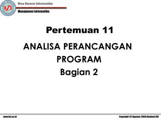 Pertemuan 11