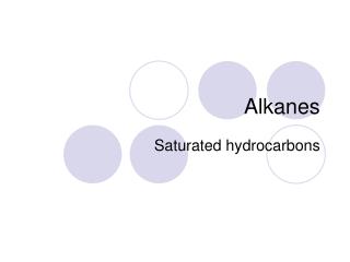 Alkanes