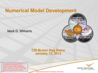 Numerical Model Development