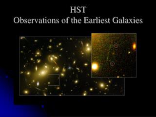 HST Observations of the Earliest Galaxies