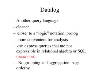 Datalog