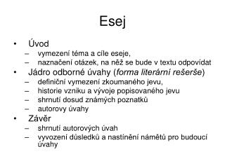 Esej