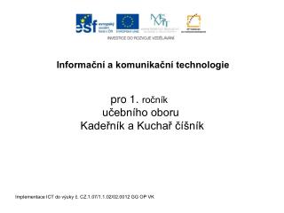 Informační a komunikační technologie