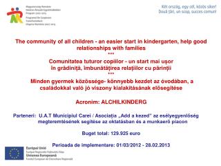 Conferința de închidere *** Zárókonferencia Carei/ Nagykároly 26.02.2013