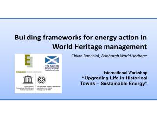 Building frameworks for energy action in World Heritage management