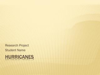 Hurricanes