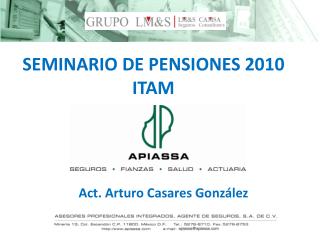 SEMINARIO DE PENSIONES 2010 ITAM