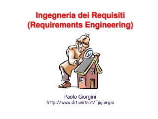 Ingegneria dei Requisiti (Requirements Engineering)