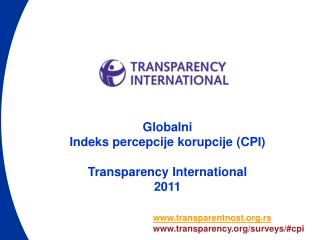 transparentnost.rs transparency/surveys/#cpi