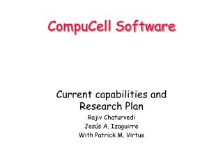 CompuCell Software