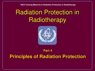 Radiation Protection in Radiotherapy