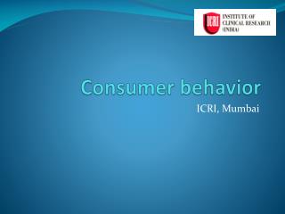 Consumer behavior