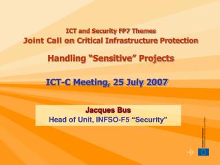 ICT-C Meeting, 25 July 2007