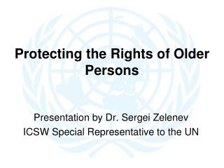 Protecting the Rights of Older Persons