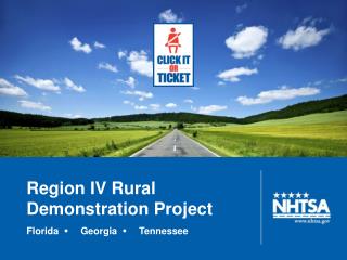 Region IV Rural Demonstration Project Florida  Georgia  Tennessee