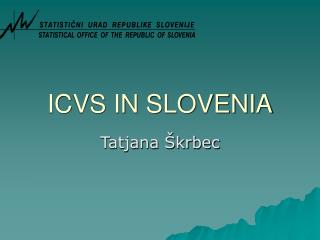 ICVS IN SLOVENIA