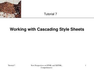 Working with Cascading Style Sheets