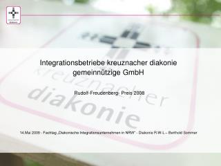 Stiftung kreuznacher diakonie · nicht aufhören anzufangen gegründet 1889