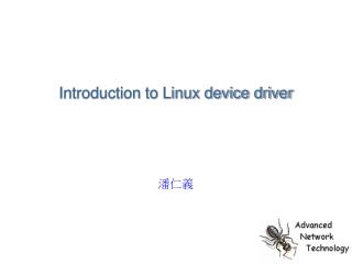 Introduction to Linux device driver