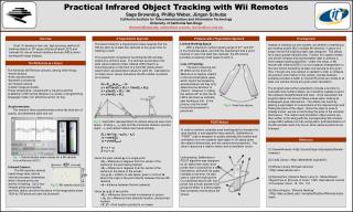 Practical Infrared Object Tracking with Wii Remotes