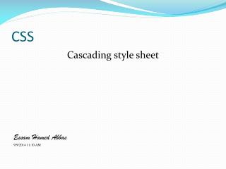 CSS