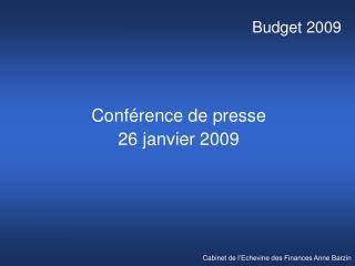 Budget 2009