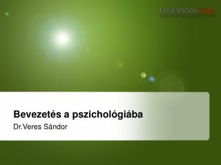 Bevezetés a pszichológiába
