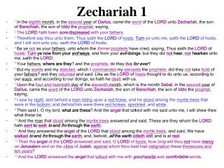 Zechariah 1