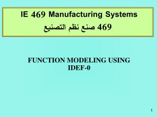 FUNCTION MODELING USING IDEF-0